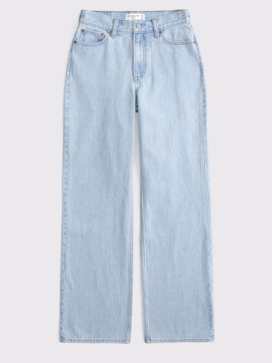 Abercrombie & Fitch Denim - Curve Love High Rise Loose Jean